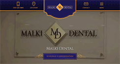 Desktop Screenshot of malkidental.com